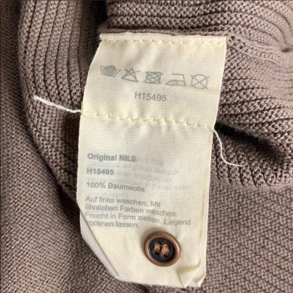 Nile Atelier ribbed contrast cardigan sweater - Picture 4 of 6